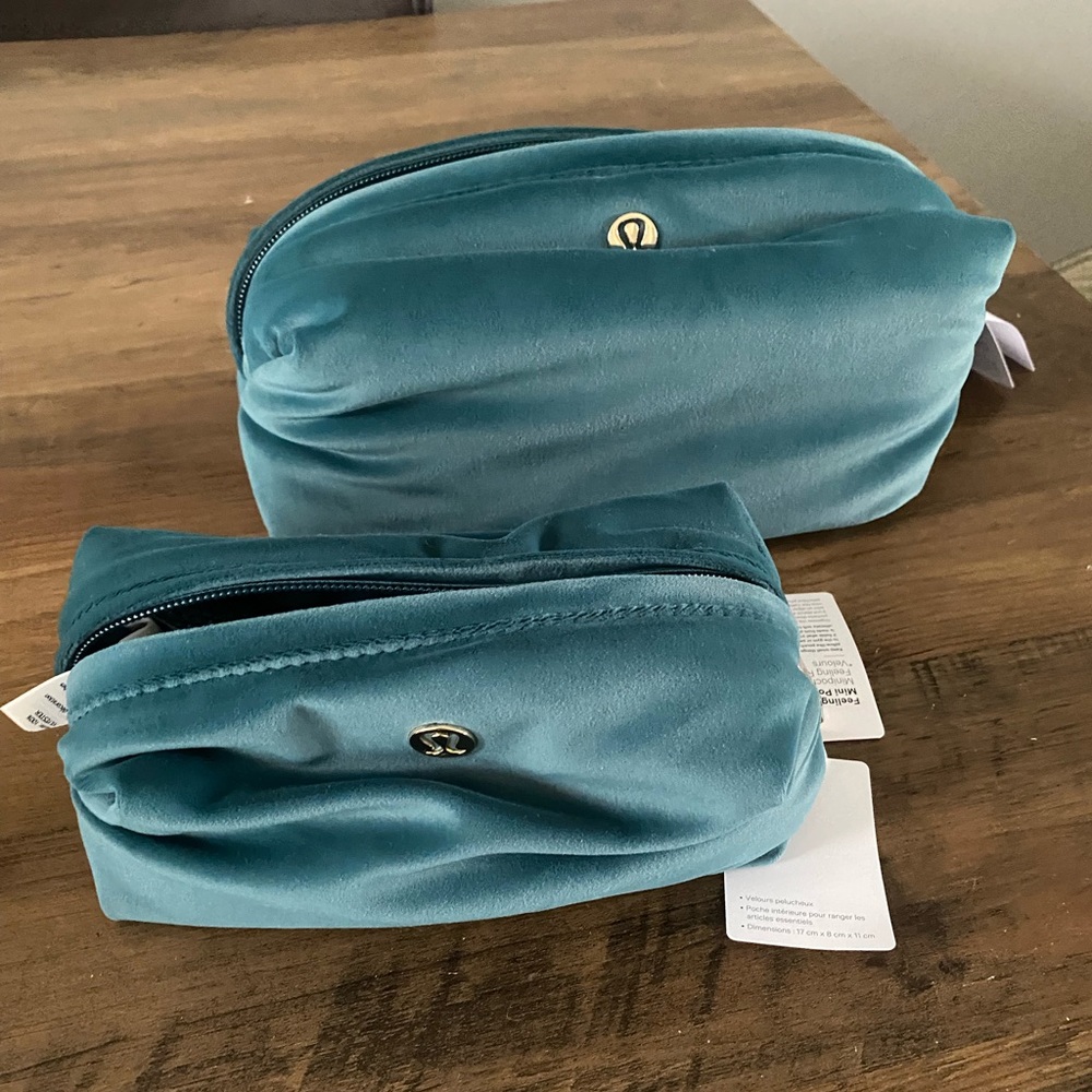 Lululemon Velour pouches x 2